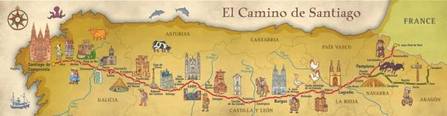 fresh-camino-frances-map-or-poster-34-pilgrimage-spain-camino-de-santiago-map