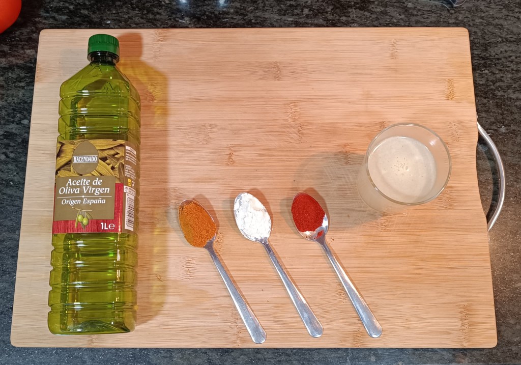 red sauce bravas ingredients paprika flour olive oil meat stock