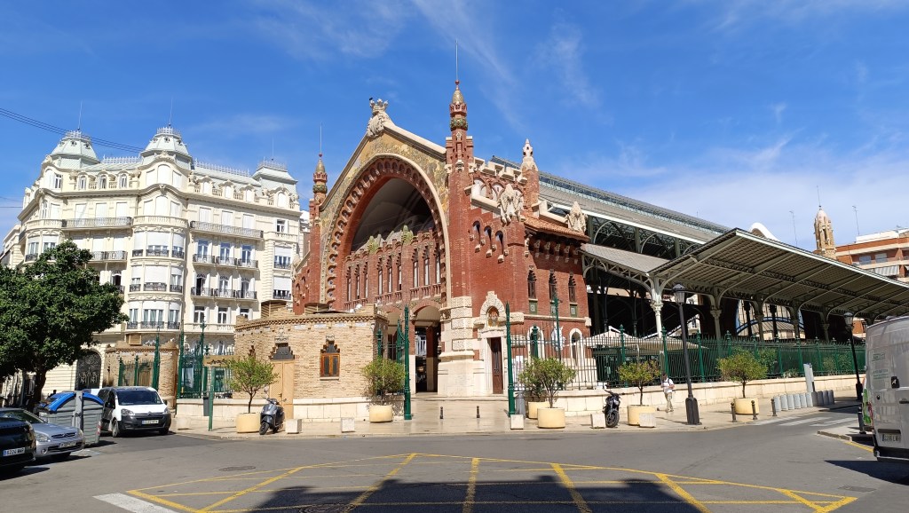 Mercado de Colón, a historic modernist market now home to cafés and restaurants in Valencia