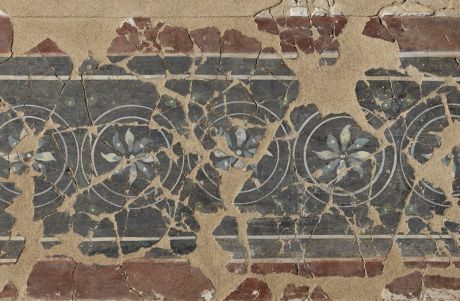 MUHBA Domus Avinyรณ underground Roman ruins in Barcelona Gothic Quarter, mosaics and ancient houses