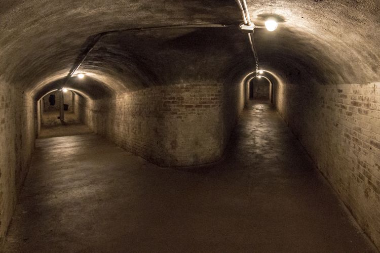 Refugi 307 Spanish Civil War air-raid shelter in Poble-sec, Barcelona underground tunnels